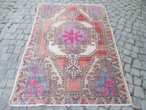 colorful oushak rug