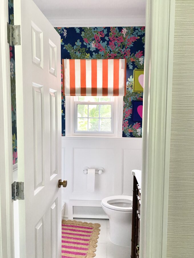 Preppy Bathroom Reveal! Showit Blog