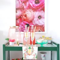 DIY Oversized Floral Artwork