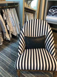 serena and lily striped chair
