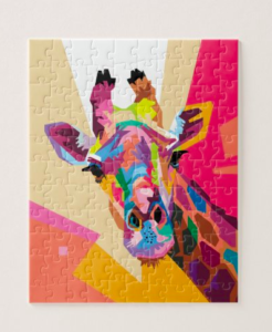 COLORFUL-GIRAFFI-POSTER-FROM-ZAZZLE